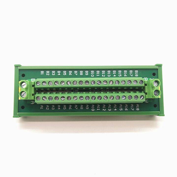 DIN Rail Installation 30A/300V 2x18 Screw Terminal Distribution Module