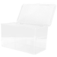 ❐❣❃ Storage Boxes For Organizing With Lid Plastic Organizing Box Office Organizer Home Bin School Table Boxes Convenient Lid