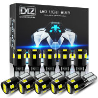 DXZ 10PCS Canbus W5W T10 LED Bulbs 9SMD 12V WY5W 194 Car Clearance Interior Map Dome Parking Light Auto License Plate Lamp 6500K