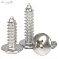 10-50pcs m3 m3.5 m4 m5 m6 xL Stainless steel Phillips Truss Head Self Tapping Screws Phillips Mushroom Head Wood Screw