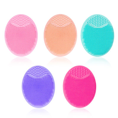 Silicone Cleaning Brush Washing Pad Facial Exfoliating Blackhead Facial Cleaning Beauty Tool Soft Deep Cleaning Face Brush A9687