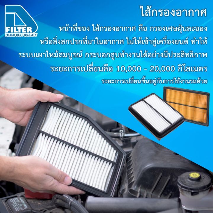 กรองอากาศ-isuzu-อีซูซุ-all-new-d-max-ดีแม็ก-mu-x-2012-2016-v-cross-2-5-d-max-2017-2019-1-9-by-d-filter-da323n-บริการเก็บเงินปลายทาง