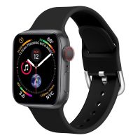 ⊕ Sportowy pasek silikonowy do zegarka jabłkowego 42mm 38mm 44mm 40mm pasek mody bransoletka nowy pasek do zegarka iwatch seria 6 se 5 4 3 2