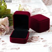 zhaoyang Jewelry Ring Display Storage Organizer Square Lid Open Box Case Gift