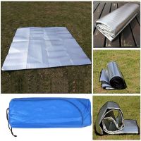 【cw】 Waterproof Pad Aluminum Foil EVA Camping Mats Foldable High Quality Folding Sleeping Picnic Beach Mattress Outdoor Accessories