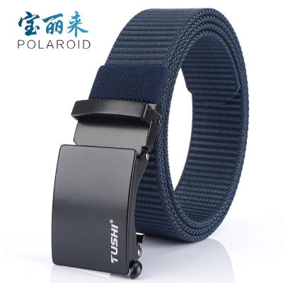 2022 new high-grade nylon belt thickening joker leisure outdoor alloy buckle automatically ☌