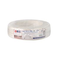 "sale"BCC สายไฟ IEC01 THW 1x4 SQ.MM. 100ม. สีขาว"ส่งด่วนทุกวัน"