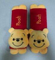 หุ้มสายคาดเบลสำหรับรถยนต์ลาย pooh แบบมีหัว