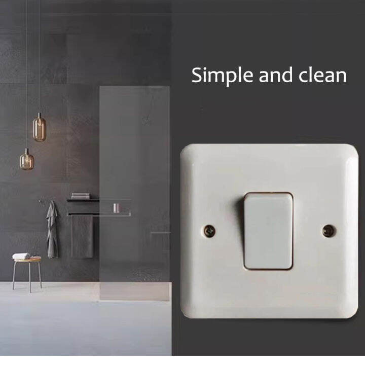 IB indoor Light Switch Way Button for Outlet And Switch On / Off Push