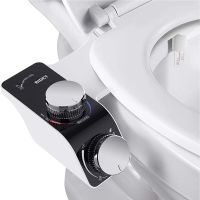 Bidet Attachment for Toilet ,Cold &amp; Hot Dual Nozzle Water ,Non-Electric Bidet Toilet Attachment