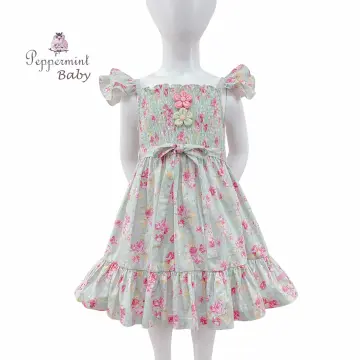 Buy Peppermint Kids Yellow Jacquard Dress for Girls Clothing Online @ Tata  CLiQ