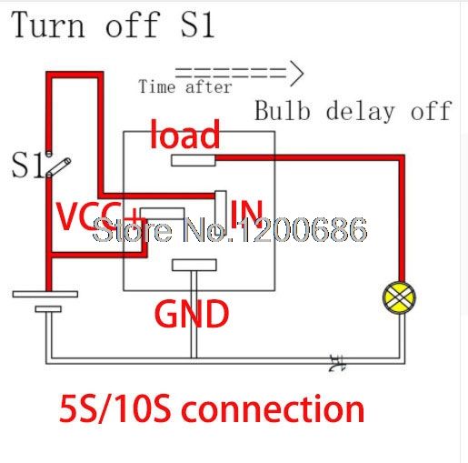 worth-buy-30a-ยานยนต์12v-รีเลย์หน่วงเวลาเวลา2วินาที10s-5s-หน่วงเวลารีเลย์ปล่อยปิดหลังจากปิดสวิตช์