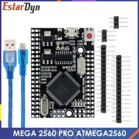 MEGA 2560 PRO ฝังชิป CH340G/ATMEGA2560-16AU พร้อมตัวหนีบตัวผู้รองรับอาร์ดิวโน Mega2560 DIY