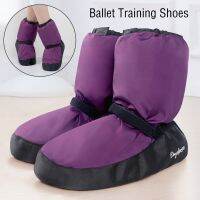 Warm Bootie Ballet For Women Dance Training Shoes Winter Thermal Down Boot For Ladies Dance Sneakers