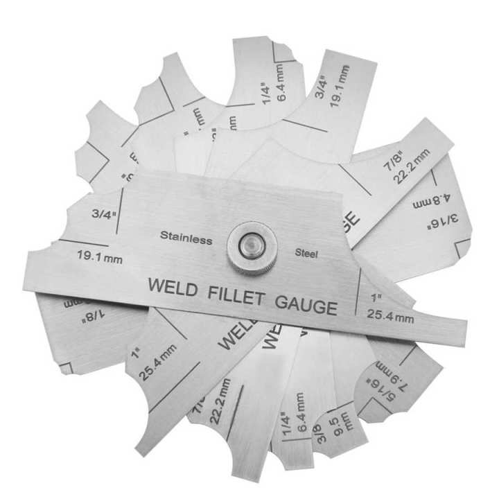 Stainless Steel 7 Piece Fillet Weld Set Gage Inspection Test Welding ...