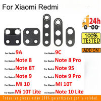 ใหม่สำหรับ Xiaomi Redmi Nota 8 Pro 9S Pro Max 8T 9A 9C /Mi Nota 10 10 10T Pro Lite ด้านหลังกระจกเลนส์กล้องถ่ายรูปใช้แทนกาว