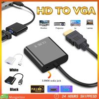 【Fast Ship】HDMI 1080P to VGA Converter Video Adapter dvi to vga Cable With Audio For TV Laptop PC Projector Computer Monitor