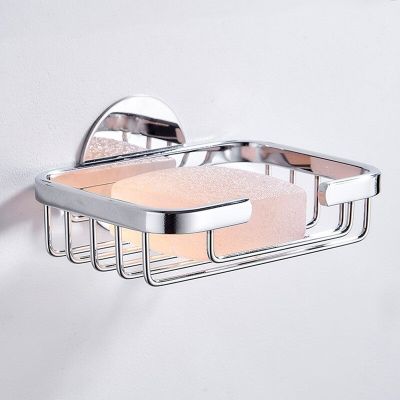 Stainless Steel Soap Dishes Wall Mounted Shower Soap Holder Bathroom Storage Box Container Soap Dish Basket Tray Rack Soap Dishes