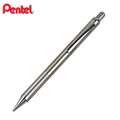 2 ชิ้น Pentel SS475 สแตนเลส เชิงกล ดินสอ ดินสอแท่งโลหะ 0.5 มม. อุปกรณ์สำนักงานโรงเรียน