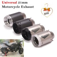 Universal 51mm Motorcycle Exhaust Pipe Escape For Z900 MT09 CBR1000RR S1000RR R1 GSXR ATV Modified Cabon Fiber Muffler DB Killer