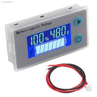 ❉۩✖ 10-100V Battery Monitor 12V 24V 36V 48V Digital Battery Capacity Voltmeter Tester Percentage Level Voltage Temperature Meter