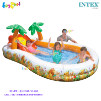 Intex ส่งฟรี สระน้ำสไลเดอร์ ไลอ้อนคิง 3.30x1.93x1.07 ม. รุ่น 57131