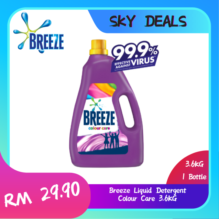 Breeze Colour Care Liquid Detergent 3.6kg Breeze Fragrance of Comfort