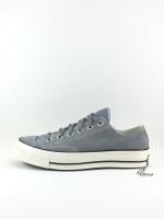 Converse รองเท้าผ้าใบแฟชั่น รุ่น All Star Chuck 70 leather low , ไม่หุ้มข้อ , grey , สีเทา