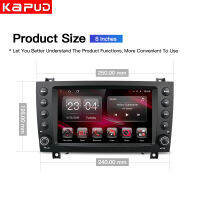 Kapud Android 11 Car GPS Multimedia Player 8นิ้ว4G LTE BT วิทยุสเตอริโอสำหรับ BENZ SLK 200K slk 350 SLK300 slk 280 carplays