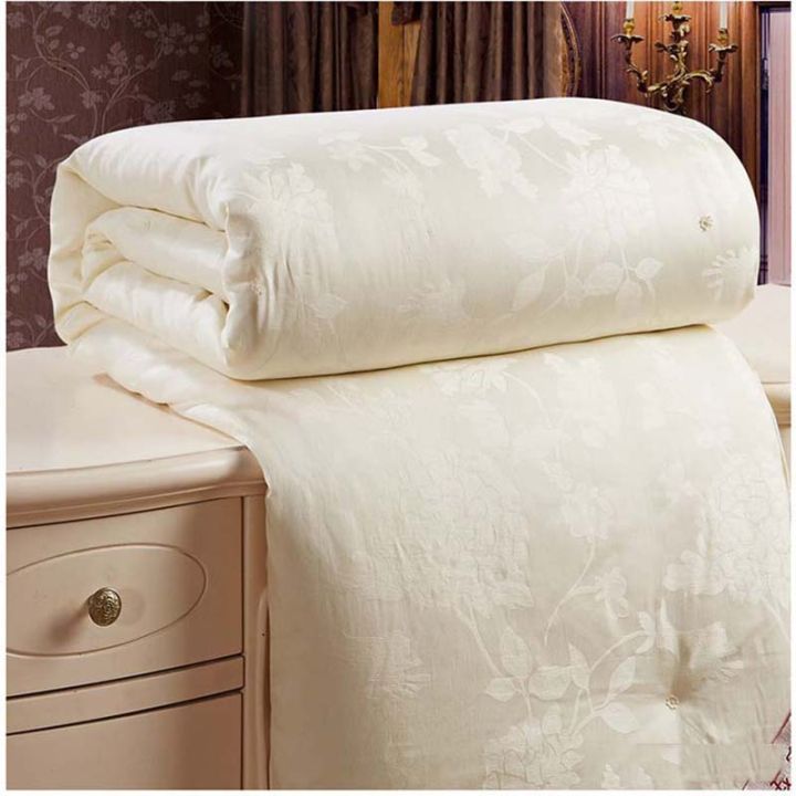 high-quality-100-mulberry-silk-quilt-duvets-four-seasons-keep-warm-comforters-100-cotton-cover-king-queen-full-size