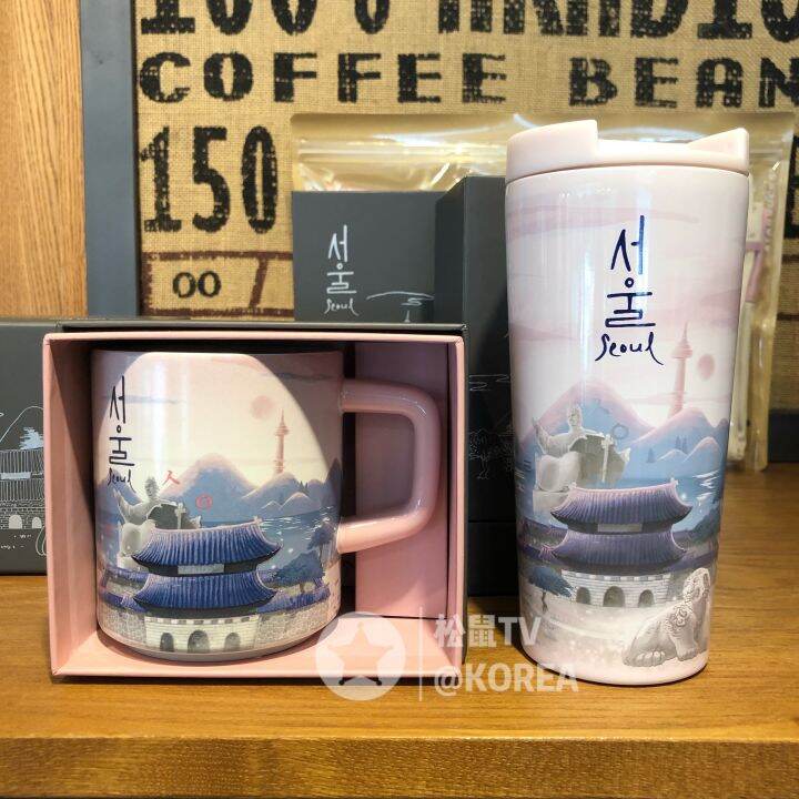 South Korea starbucks Seoul City Cup New ins mug Busan Jeju Starbucks ...