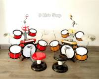 Smile Kids กลองเด็ก กลองชุด Rock Drum Set ชุดกลองเด็ก ของเล่นเด็ก No.1902