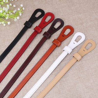 Belt Female Leather Ins Wind Korean Fashion Simple Decoration With Skirt Sweater Trench Coat Knotted Pure Cowhide Belt