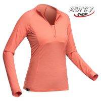 [พร้อมส่ง] เสื้อยืดแขนยาวไร้กลิ่นไม่พึงประสงค์ Women’s Long-Sleeved T-Shirt Tropic 900 Coral