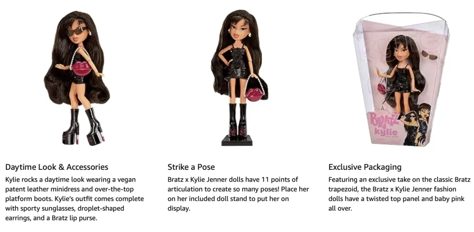Bratz x Kylie Jenner Day Fashion Doll with Accessories and Poster 