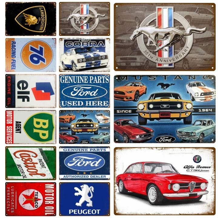 Ford Classic Car, Retro metal Sign/Plaque Wall vintage / Garage