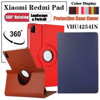 เคสแท็บเล็ตแฟชั่น ป้องกันผิวหนัง สําหรับ Redmi Pad 10.61 นิ้ว VHU4254IN 5G ° เคสหนัง PU Folio แบบหมุนได้ ตั้งได้