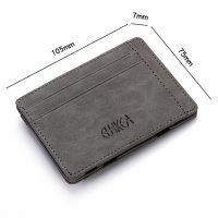 Ultra Thin Mini Wallet Mens Small Wallet Business PU Leather Magic Wallets High Quality Coin Purse Credit Card Holder Wallets