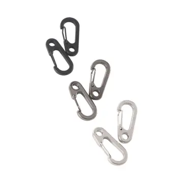 5Pcs/Lot Mini Carabiner Clips Tiny Alloy Spring Snap Hook Keychain