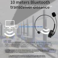 2023Hot Tebe Headset Bluetooth Mono หูฟังสเตอริโอติดชื่อเพลงหูฟังธุรกิจหูฟังเล่นเกมสำนักงานพร้อมไมค์ตัดเสียงรบกวน