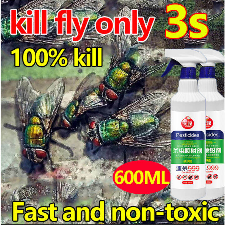 Fly spray Killer 600ml Fly Killer Effective Fly Killing Bait Repeller