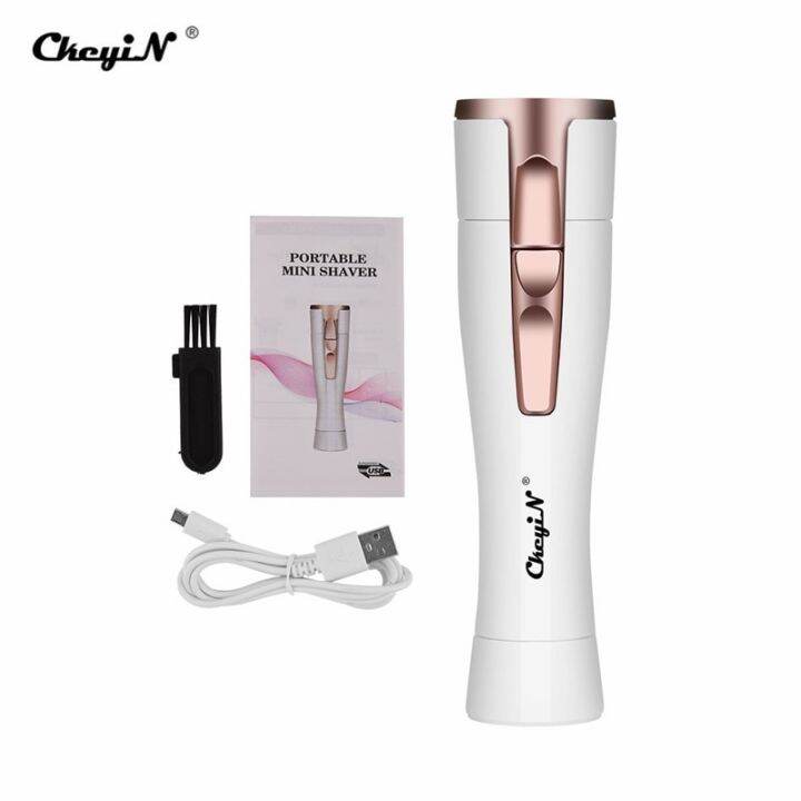 【WorthBuy】 Ckeyin Women 3d Floating Electric Shaver Epilator No Pain