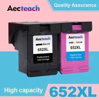 Aecteach อะไหล่ตลับหมึก HP652 HP 652XL สำหรับ Deskjet 1115 1118 2135 2136 2138 3635 3636 3638 3838