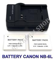 NB-6L  NB6L แบตเตอรี่  แท่นชาร์จ  แบตเตอรี่พร้อมแท่นชาร์จสำหรับกล้องแคนนอน Battery  Charger  Battery and Charger For Canon Powershot S120,SX510 HS,SX280 HS,SX500 IS,SX700,D20,S90,D30,ELPH 500,SX270,SX240,SX520