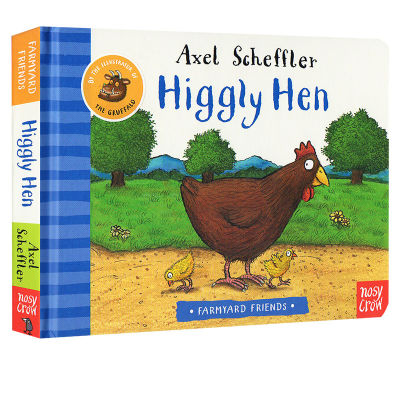 English original picture book farmyard friends higgly hen paperboard Book Gollum cow author Axel Scheffler childrens Enlightenment picture story book nosy crow