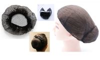 ตาข่ายผม DIY อะไหล่ ซ่อมโบว์ Hairnets ตาข่ายคลุมศรีษะ Wig Cap มวยผม ประดิษฐ์ เน็ตผม เก็บผม Weaving Black Wig Hair Net Making