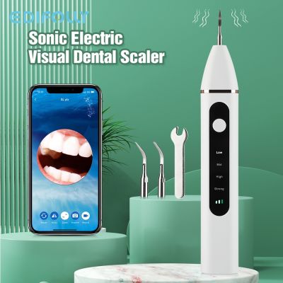 hot【DT】 Cleaner With Visual Electric Scaler Calculus Remover Irrigator Teeth Whitening Tartar Oral