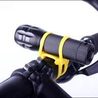 2023 NEW Bicycle Handlebar Silicone Strap Cycling Light Holder Flashlight Bandages Multicolor Portable Bike Accessories