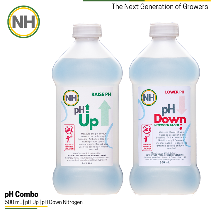 NutriHydro PH Adjuster COMBO PH Up & PH Down Nitrogen Based | Lazada PH