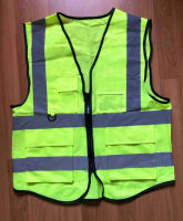 Reflective Vest เสื้อจราจร เสื้อกั๊กจราจร เสื้อกั๊กสะท้อนแสง เสื้อกั๊กสะท้อนแสง,ความปลอดภัยเสื้อกั๊กสะท้อนแสงเห็นได้ชัด Traffic Construction